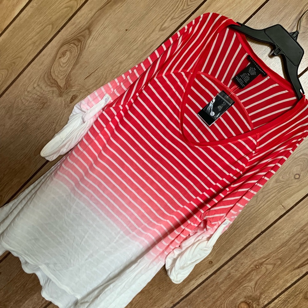 🎉SALE🎉 NWT Grace Elements XXL ombré red white